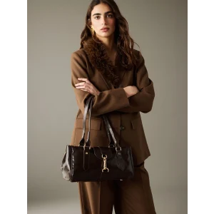 LCW ACCESSORIES Kahverengi Deri Görünümlü Kadın Omuz Çantası