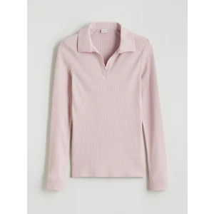 LCW Kids Pembe Polo Yaka Kız Çocuk Tişört