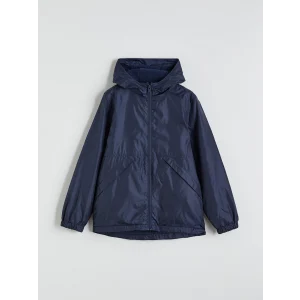 LCW Kids Lacivert Kapüşonlu Erkek Çocuk Mont