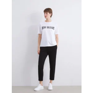 LCW Vision Siyah Beli Lastikli Kadın Eşofman Altı