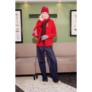 Defacto E9113AXNM82 Mavi Wide Leg Normal Bel Düz Paça Uzun Jean Pantolon