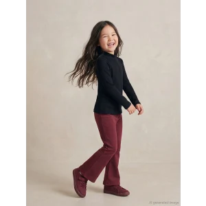 LCW Kids Bordo İspanyol Paça Kız Çocuk Tayt