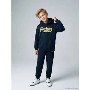 LCW Kids Lacivert Fenerbahçe Baskılı Erkek Çocuk Eşofman Takımı