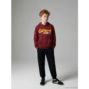 LCW Kids Kırmızı Galatasaray Baskılı Erkek Çocuk Eşofman Takımı