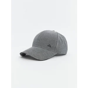 LCW ACCESSORIES Gri Baskılı Erkek Kep Şapka