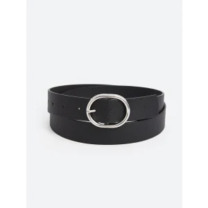 LCW ACCESSORIES Siyah Deri Görünümlü Kadın Kemer