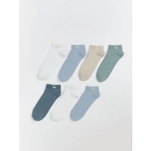 LCW Kids Karışık Desenli Erkek Çocuk Patik Çorap 7li