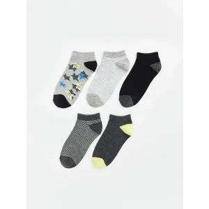 LCW Kids Karışık Erkek Çocuk Patik Çorap 5li
