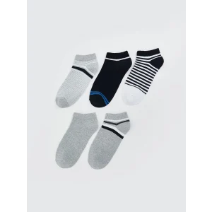 LCW Kids Karışık Çizgili Erkek Çocuk Patik Çorap 5li