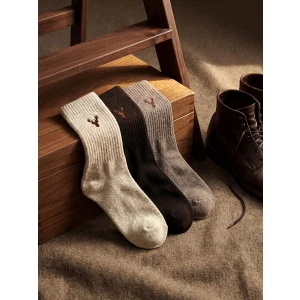 LCW ACCESSORIES Bej Erkek Soket Havlu Çorap 3lü