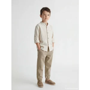 LCW Kids Haki Beli Lastikli Erkek Çocuk Pantolon