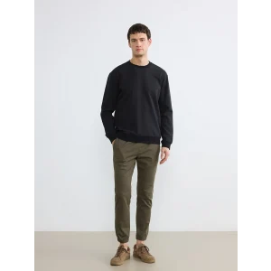 XSIDE Haki Slim Fit Erkek Gabardin Jogger Pantolon