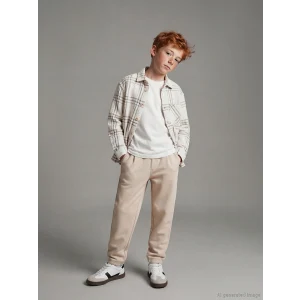 LCW Kids Bej Beli Lastikli Erkek Çocuk Pantolon