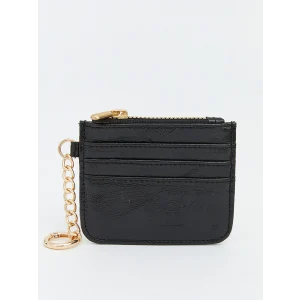 LCW ACCESSORIES Siyah Deri Görünümlü Kadın Kartlık