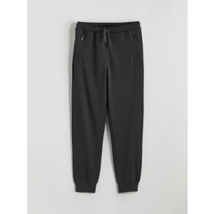 LCW Kids Antrasit Beli Lastikli Erkek Çocuk Jogger Eşofman Altı
