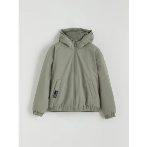 LCW Kids Haki Su İtici Erkek Çocuk Mont