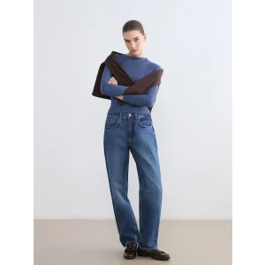 LCW Jeans İndigo Boyfriend Fit Kadın Jean Pantolon