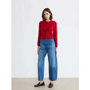 LCW Jeans İndigo Barrel Fit Kadın Jean Pantolon