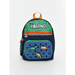LCW ACCESSORIES Lacivert Dinozor Baskılı Erkek Çocuk Okul Çantası