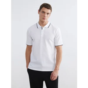 LCW Vision Beyaz Polo Yaka Erkek Tişört