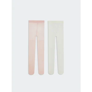 LCW Kids Pembe Kız Çocuk İnce Külotlu Çorap 2li