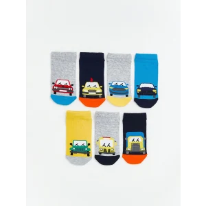LCW Kids Karışık Desenli Erkek Çocuk Patik Çorap 7li