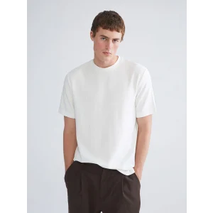 XSIDE Ekru Bisiklet Yaka Erkek Tişört