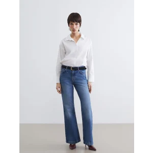 LCW Jeans İndigo Flare Kadın Jean Pantolon