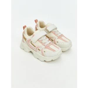 LCW STEPS Bej Bağcık ve Cırt Cırtlı Kız Çocuk Spor Ayakkabı