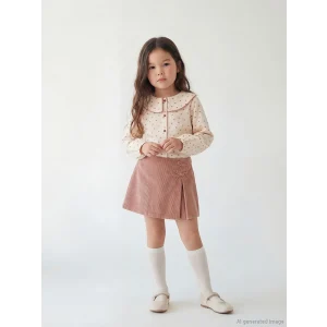 LCW Kids Ekru Bebe Yaka Kız Çocuk 3lü Takım