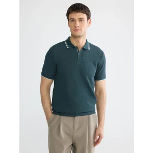 LCW Vision Yeşil Polo Yaka Erkek Tişört