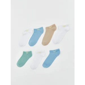 LCW Kids Karışık Desenli Erkek Çocuk Patik Çorap 7li