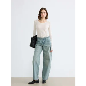 LCW Jeans İndigo Balloon Fit Kadın Jean Pantolon