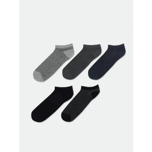 LCW ACCESSORIES Karışık Desenli Erkek Patik Çorap 5li