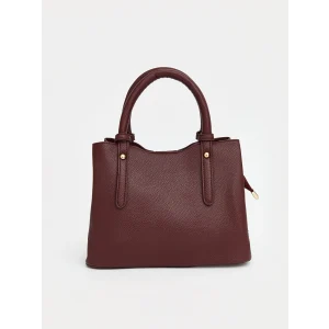 LCW ACCESSORIES Bordo Deri Görünümlü Kadın Omuz Çantası