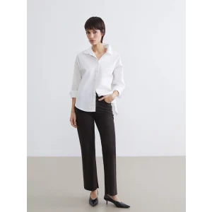 LCW Jeans Kahverengi Straight Fit Kadın Jean Pantolon