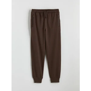 LCW Kids Kahverengi Beli Lastikli Erkek Çocuk Jogger Eşofman Altı