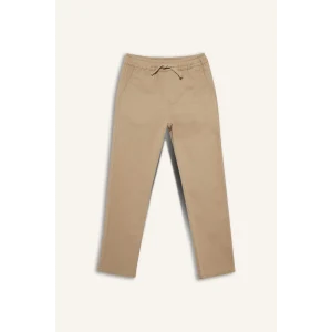 Defacto G6734A8BG716 Bej Regular Fıt Düz Paça Gabardin Pantolon Erkek Çocuk