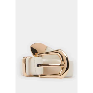 Defacto E7902AXBG28 Bej Kadın Suni Deri Günlük Kemer