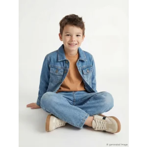 LCW Kids İndigo Erkek Çocuk Jean Ceket
