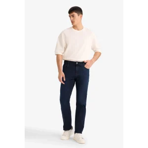 Defacto W7086AZNM83 İndigo Sergio Regular Fıt Jean Pantolon