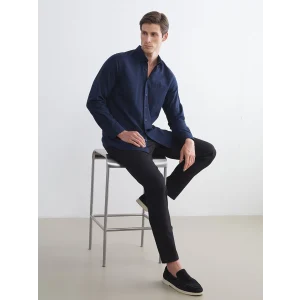 LCWAIKIKI Classic Siyah Dar Kalıp Erkek Chino Pantolon