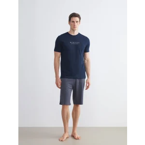 LC WAIKIKI Antrasit Standart Kalıp Erkek Şortlu Pijama Takımı