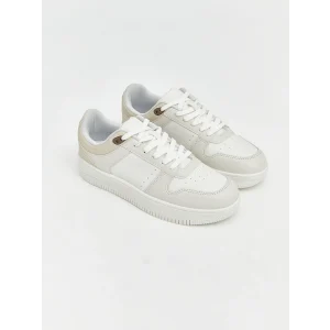 LCW STEPS Bej Deri Görünümlü Kadın Spor Ayakkabı