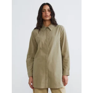 LCW Modest Haki Dokulu Kadın Gömlek Tunik