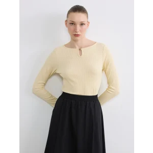 LCW EVERYDAY Bej Bisiklet Yaka Kadın Body