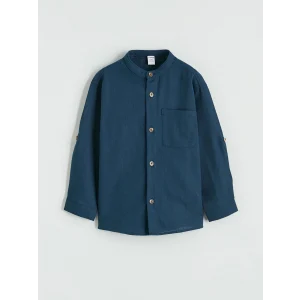 LCW Kids İndigo Hakim Yaka Erkek Çocuk Gömlek