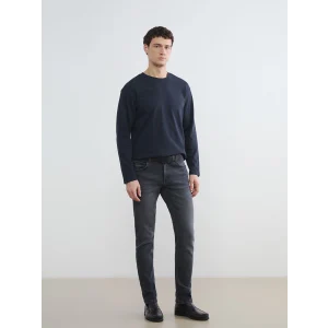 LCW Jeans Antrasit 750 Slim Fit Erkek Jean Pantolon