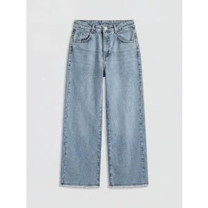 LCW Kids Mavi Wideleg Kız Çocuk Jean Pantolon