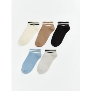 LCW Kids Karışık Çizgili Erkek Çocuk Patik Çorap 5li